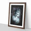 Smoke Surrounding the Buddha - Framed Print-56742350-56742354
