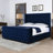 Currier Upholstered Wingback Bed-1933019761-1902873900
