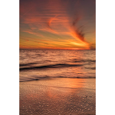 Posterazzi " USA New Jersey Cape May National Seashore Sunset On Ocean Shore Credit As: Jay O'Brien / Jaynes Gallery "