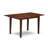 6 Piece Modern Dining Table Set Contains a Rectangle Wooden Table with Butterfly Leaf and 4 Faux Leather Dining Chairs with a Bench, Mahogany-44069517