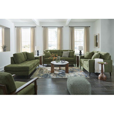 Chaise longue rembourrée Bixler