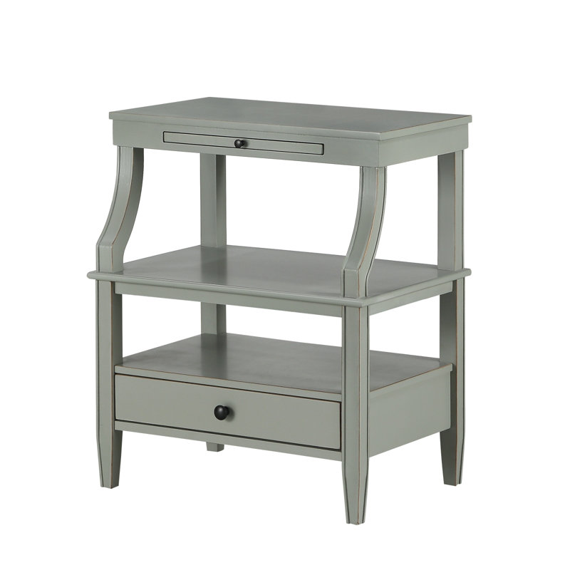 Table de bout Table de chevet moderne, Gris antique