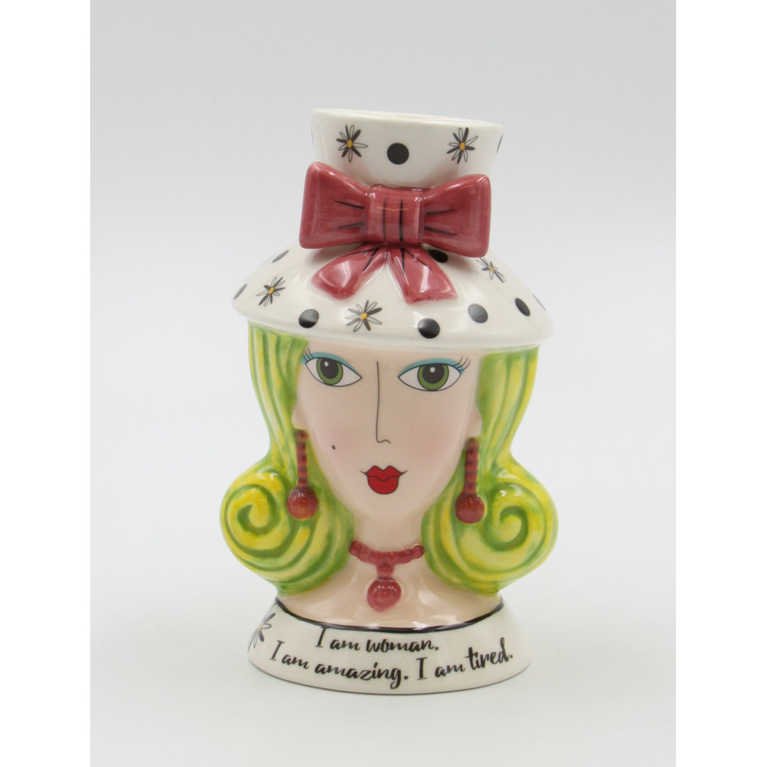 Alysiah Handmade Ceramic Table Vase Trinx