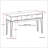 Harper - Console Sofa Table - Walnut Brown-353314308