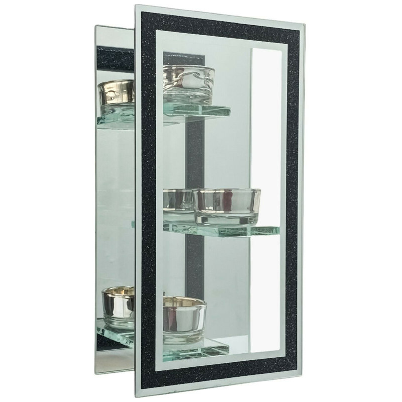 Glass Tabletop Tealight Holder