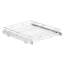 Organisateur de placard coulissant 53,7 cm (L) x 53,3 cm (P) avec tiroirs coulissants en acier, idéal pour la cuisine, la salle de bain, le garde-manger et le rangement à domicile, fini chromé, étagères coulissantes durables pour meubles bas.