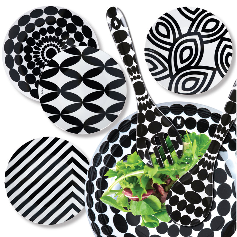 Ensemble de 2 couverts à salade French Bull Foli