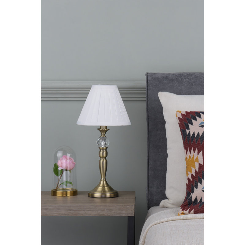 Mccraney Metal Table Lamp, Antique Brass