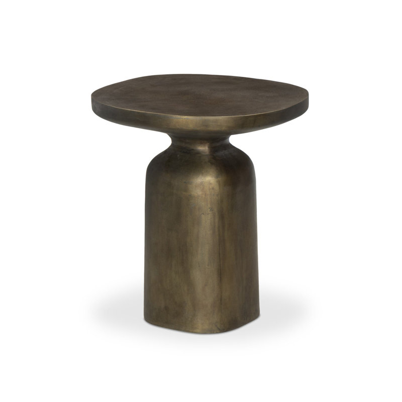 ODESSA End Table, Brass