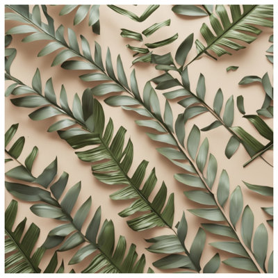 Tropical Palm Leaves Comforter
