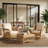 Outdoor 5.1" Thick Cushion Set - Back Cushions And Seat Cushions-1622936946-1618071380
