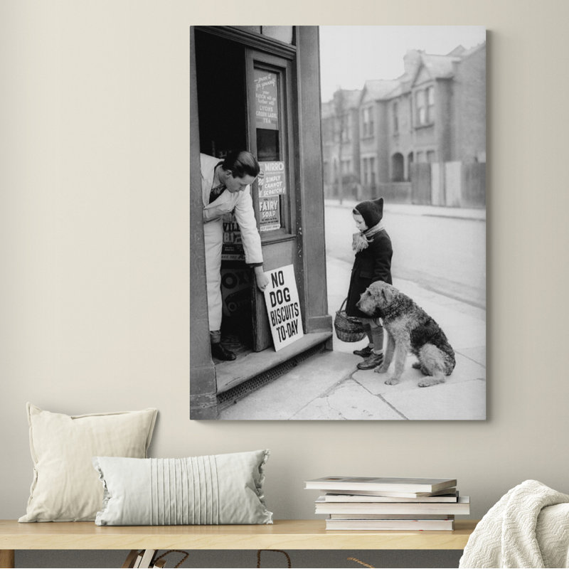 No Dog Biscuits - Wrapped Canvas Print, 61cm H x 41cm W x 4cm D