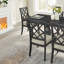 Lejon Mid-Century Rubber Wood Dining Chairs with Arms