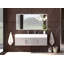 Ensemble de meuble-lavabo simple mural 60 "avec miroir Nile-84818209-84818215-84818217