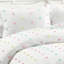 Ensemble d'édredon 3 pièces en microfibre blanche-1760506848