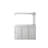 Simple Rectangular Silver White Aquarium Tank