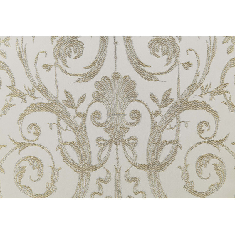 Chaise d'appoint en tissu et finition champagne Bemment, ensemble de 2