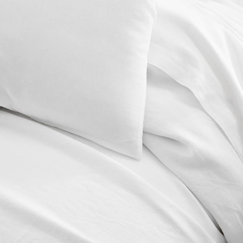 Linen Duvet Cover Set, Cal King Duvet Cover + 2 King Shams