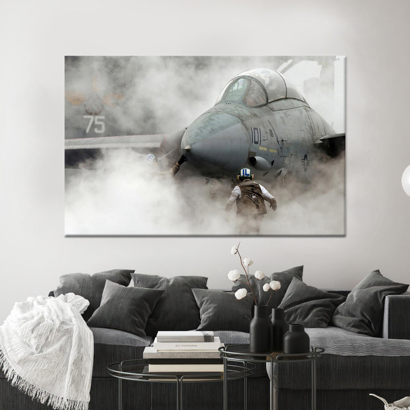 Modern Man Cave Decor: reproduction d'art sur toile, 1P, 59,1 po H x 102,4 po l