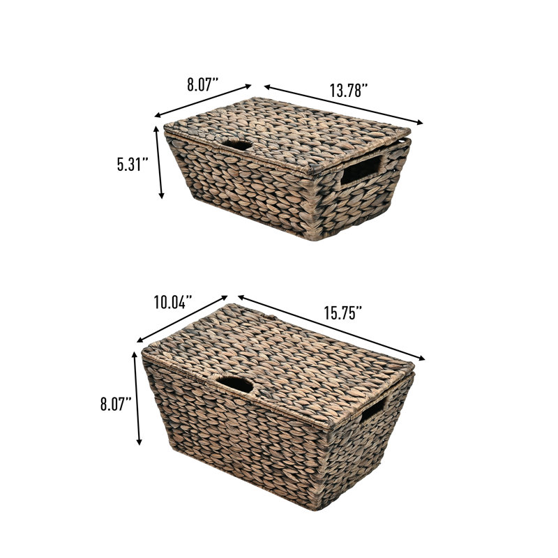 Paniers de rangement Wilder Classic Farmhouse, Brun