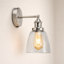Wayland 1 - Light Dimmable Industrial Style Switched Armed Sconce Wall Light-84801501-84801503