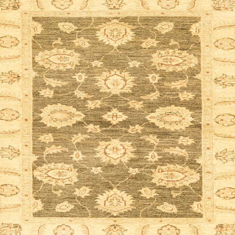 Tapis abstrait moderne 3919, Carré 7 pi