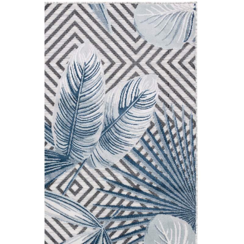 Sotomayor Performance Floral Indoor/Outdoor Area Rug, Runner 2' x 9'