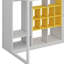 Lit mezzanine en bois avec garde-robe, tablettes et armoire-1807237072-1807237070