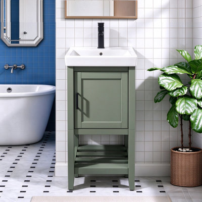 Meuble-lavabo simple 18 po