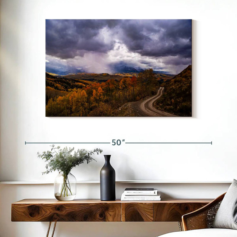 Roadside Aspen Trees, 26" H x 39" W