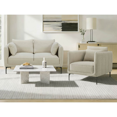 Rae 2-Piece Linen Living Room Set