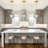 1-Light Pendant Light with Globe Glass Shade for Kitchen Island-1976781187