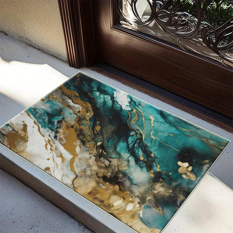 Abstract Area Rug, Soft And Lightweight, Suitable For All Seasons, Easy To Maintain And Easy To Clean, Machine Washable Carpet Floor Mat, Suitable For Living Room, Bedroom, Hallway, Balcony, Office, Room Decor, Home Decor, Outdoor Decor