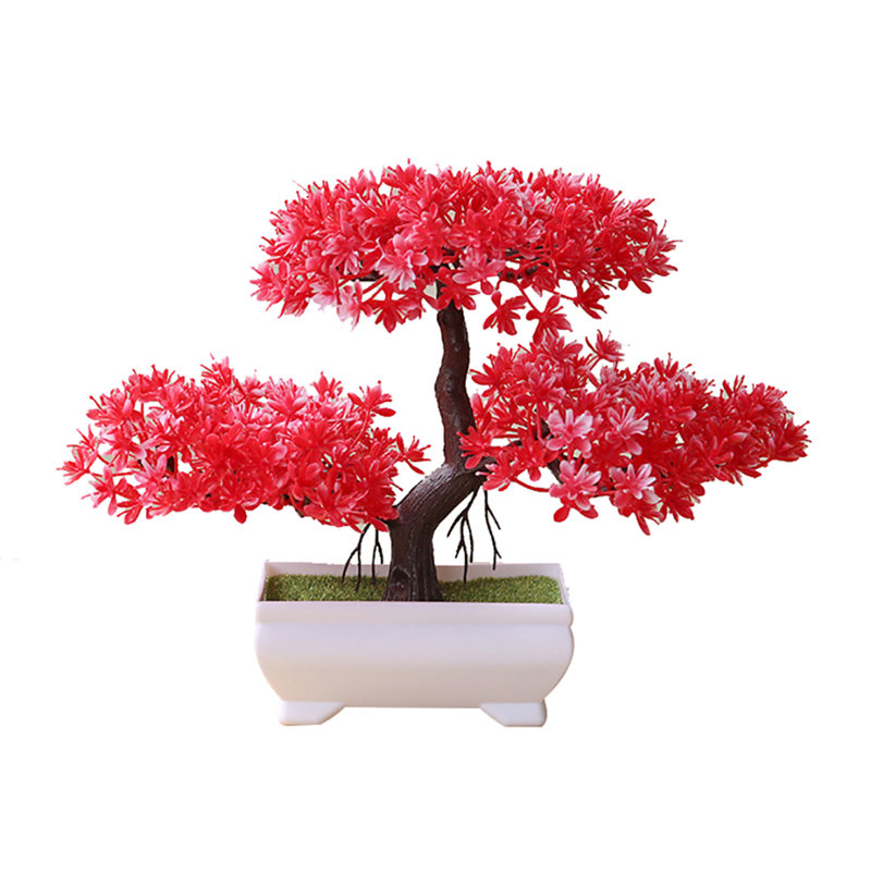 Moule à plantes léger et vif exquis dans un pot à fleurs, Rouge