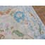 Tapis oriental moderne Oushak coloré noué à la main 3 pi 11 po x 6 pi 3 po 5BEA1789016A4C75B188990D95F7DD60