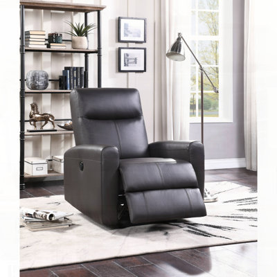 Top Grain Leather Match Power Motion Recliner