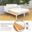 55" Wide Patio Daybed With Cushions-924742175