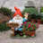 Unique Outdoor Garden Gnome Flower Pot Planter - Charming Yard Statue and Decorative Ornament
