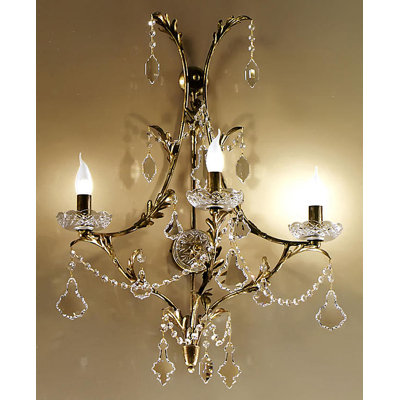 3-Light Candle Wall Light