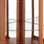 Armoire de coin en verre