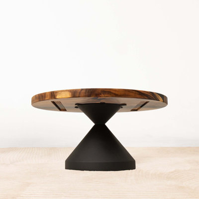 Round Epoxy Coffee Table 35" Diameter