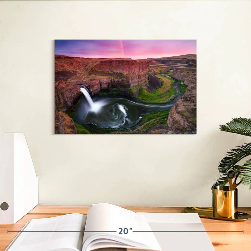 Alvord surplombant la cascade de Palouse, H 8 po x l 12 po
