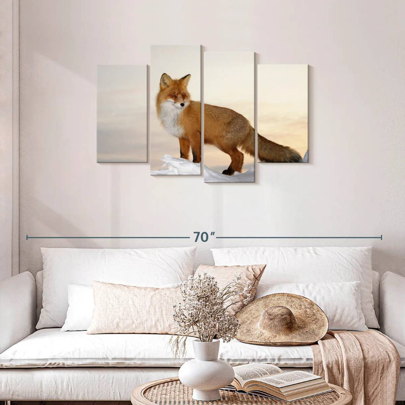 Brampt Majestic Fox, 27"H x 43"W