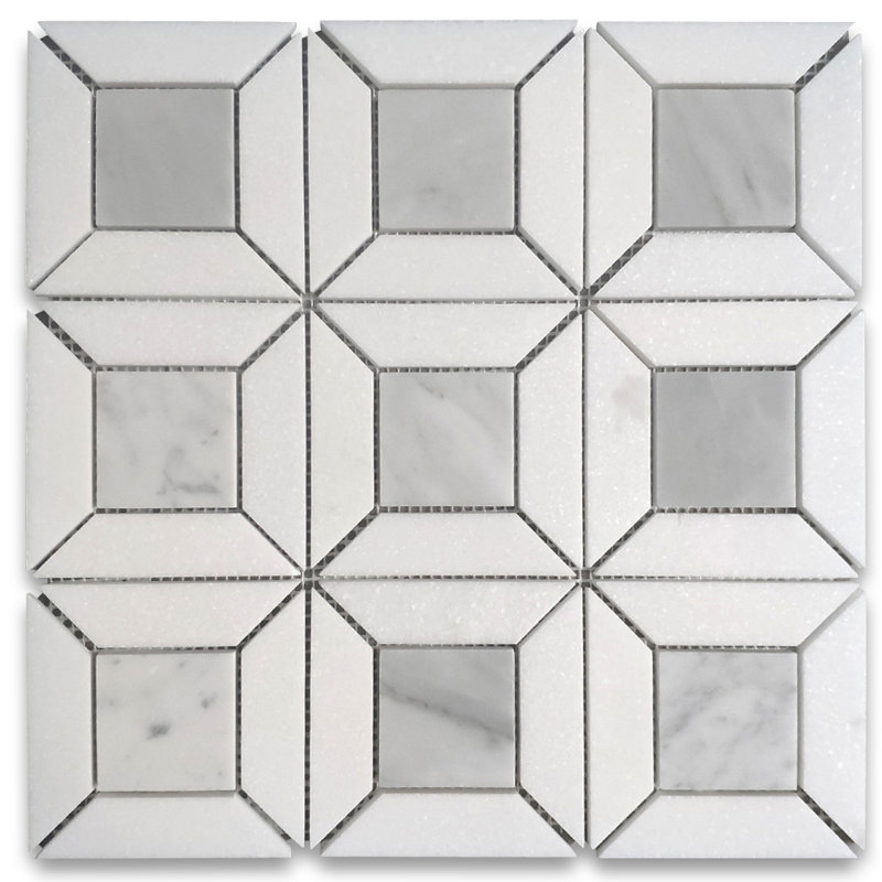 12 in. x 12 in. Honed Marble Tile
