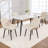 Faux Leather Upholstered Metal Dining Chair-957567222-957567179