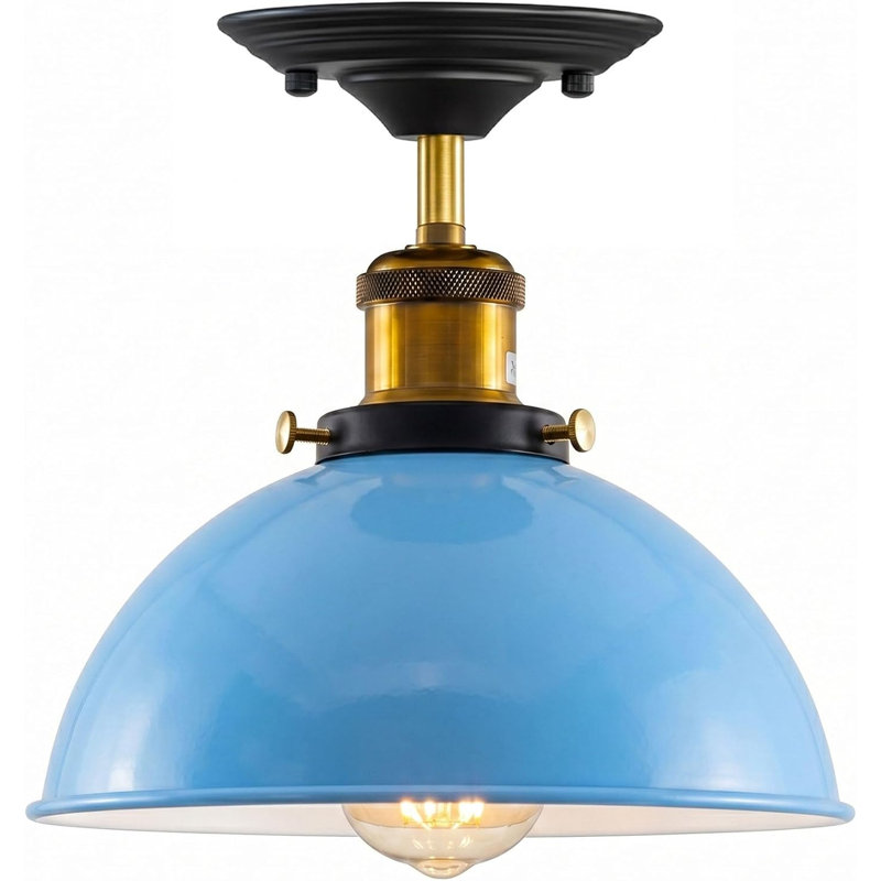 Semi Flush Mount, Blue