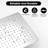 Dual Shower Heads with Handheld Shower, 8 Inch High Pressure Rainfall Shower Head