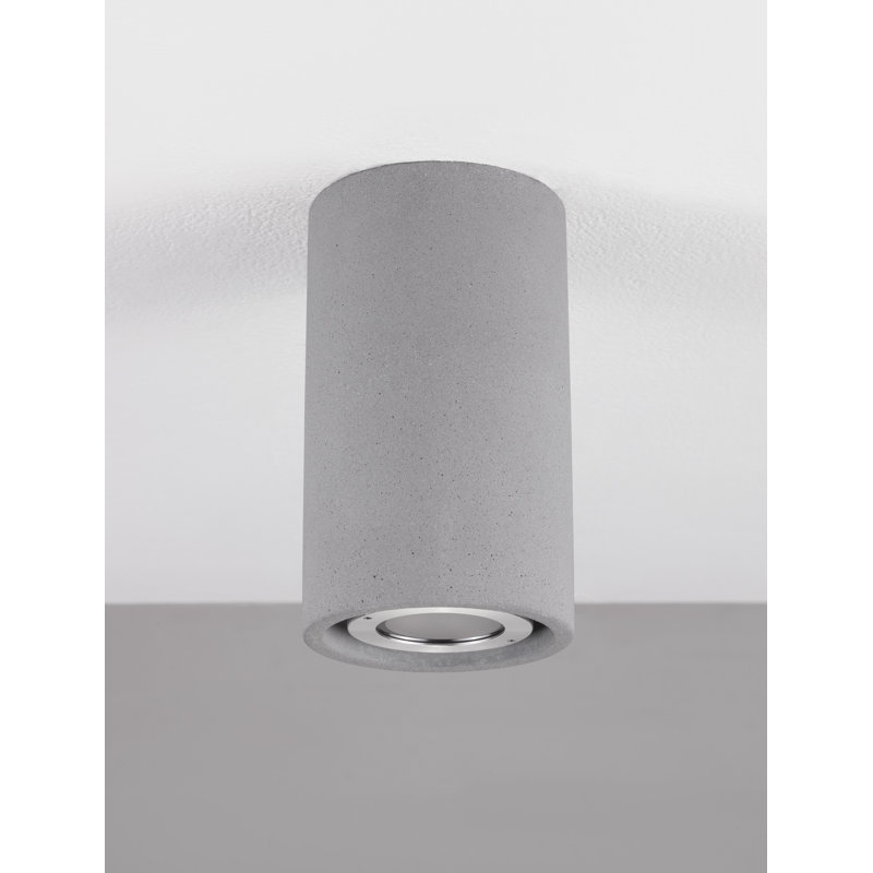 Gray LED Outdoor Flush Mount