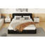 Grand lit plateforme tapissier-962110771