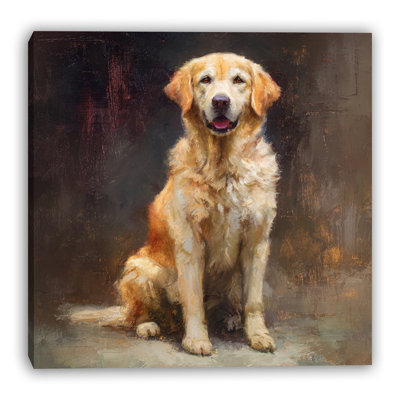 Joyful Companion Wrapped Canvas Wall Art